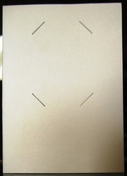 A5 White Photo Holder Aperture Card Blanks & Envelopes (5 PACK) - UKCC0254