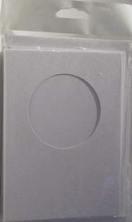 A6 White Top Circle Aperture Card Blanks & Envelopes (5 PACK)