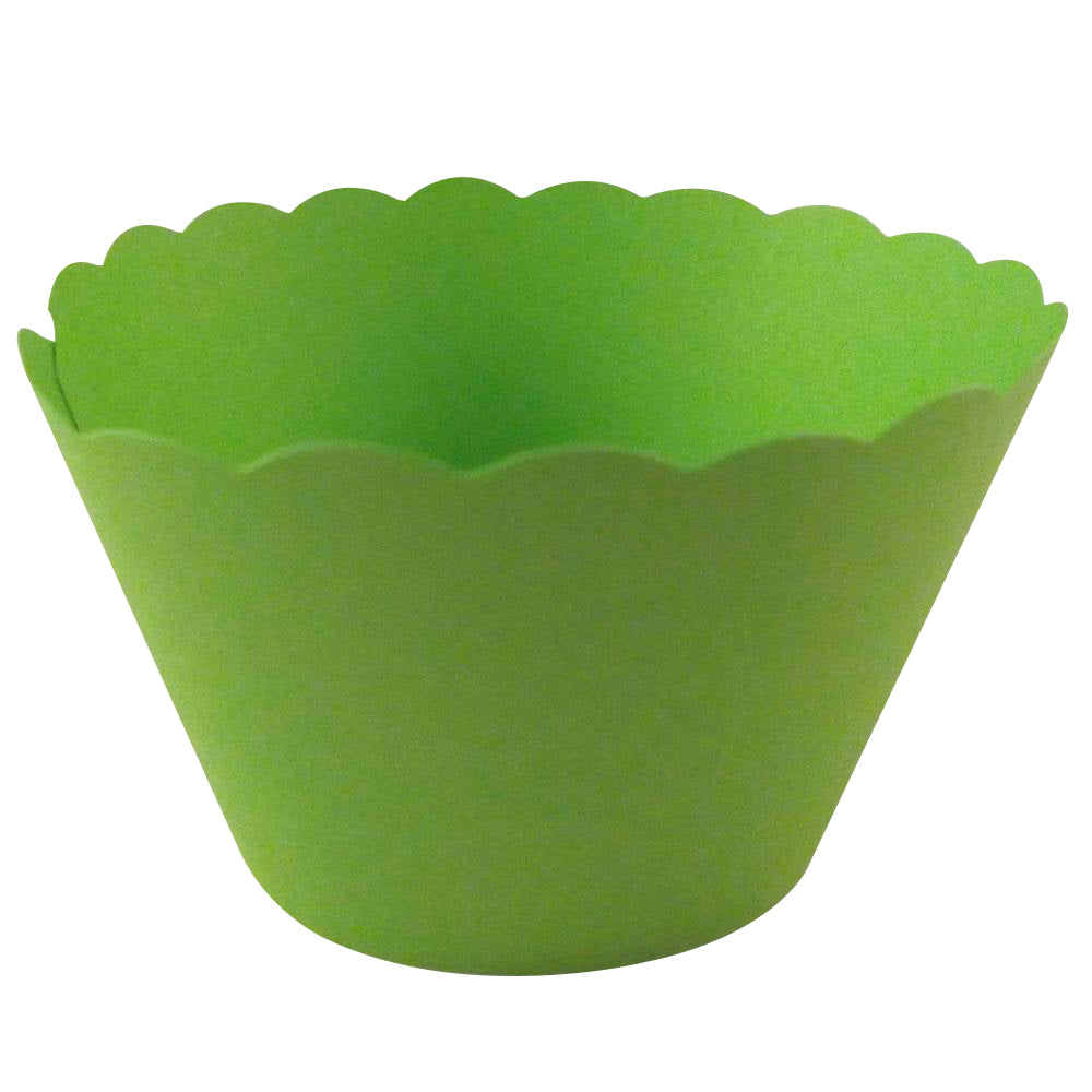 Bright Green Cupcake Wrappers x 50 Per Pack