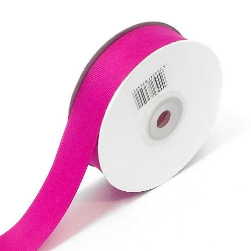 Cerise Grosgrain Ribbon 10mm X 25 Meters With Free Pack Of 12 White Tags