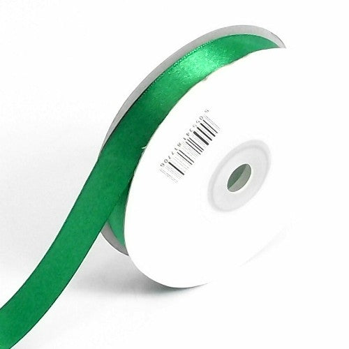 Green Double Faced Satin Ribbon. 3mm x 50meters Per Reel
