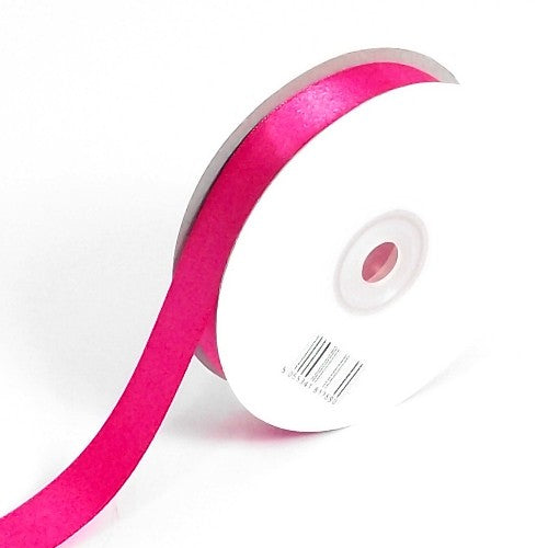 Hot Pink Double Faced Satin Ribbon. 3mm x 50meters Per Reel