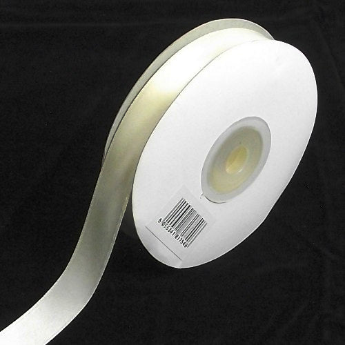 Ivory Double Faced Satin Ribbon. 3mm x 50meters Per Reel