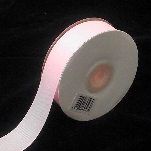 Light Pink Grosgrain Ribbon 10mm X 25 Meters With Free Pack Of 12 White Tags
