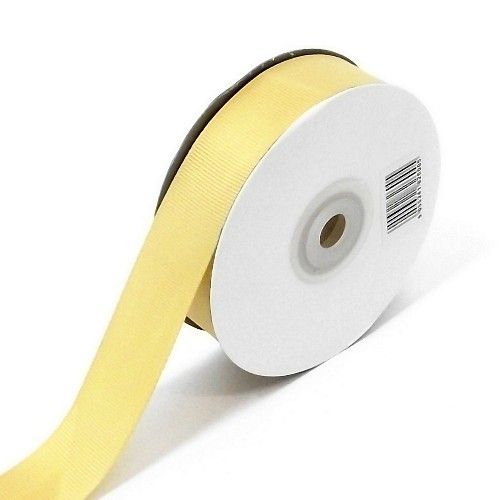 Old Gold Grosgrain Ribbon 10mm X 25 Meters With Free Pack Of 12 White Tags