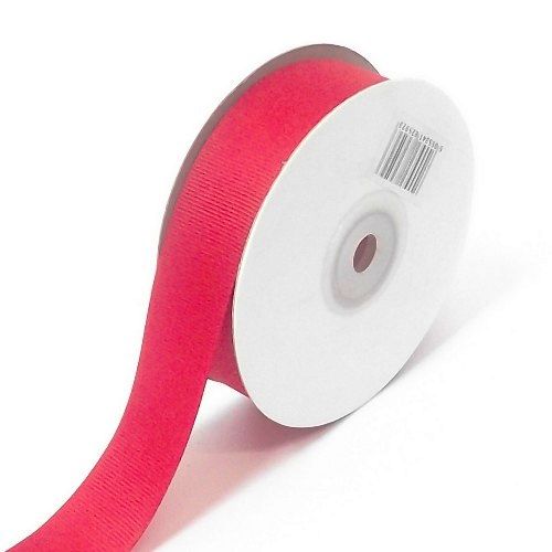 Red Grosgrain Ribbon 10mm X 25 Meters With Free Pack Of 12 White Tags