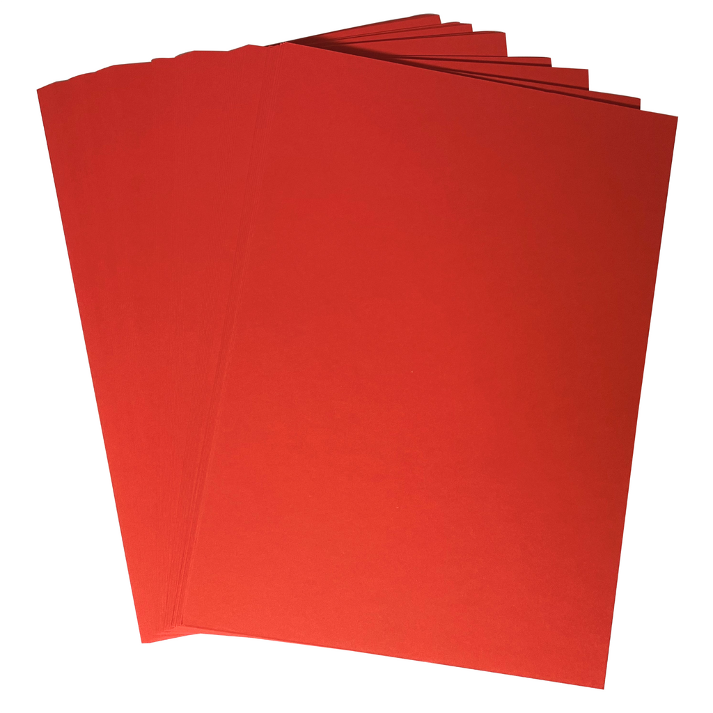 A4 Red Card Stock (297mmx210mm) 250gsm - Stella Weds®